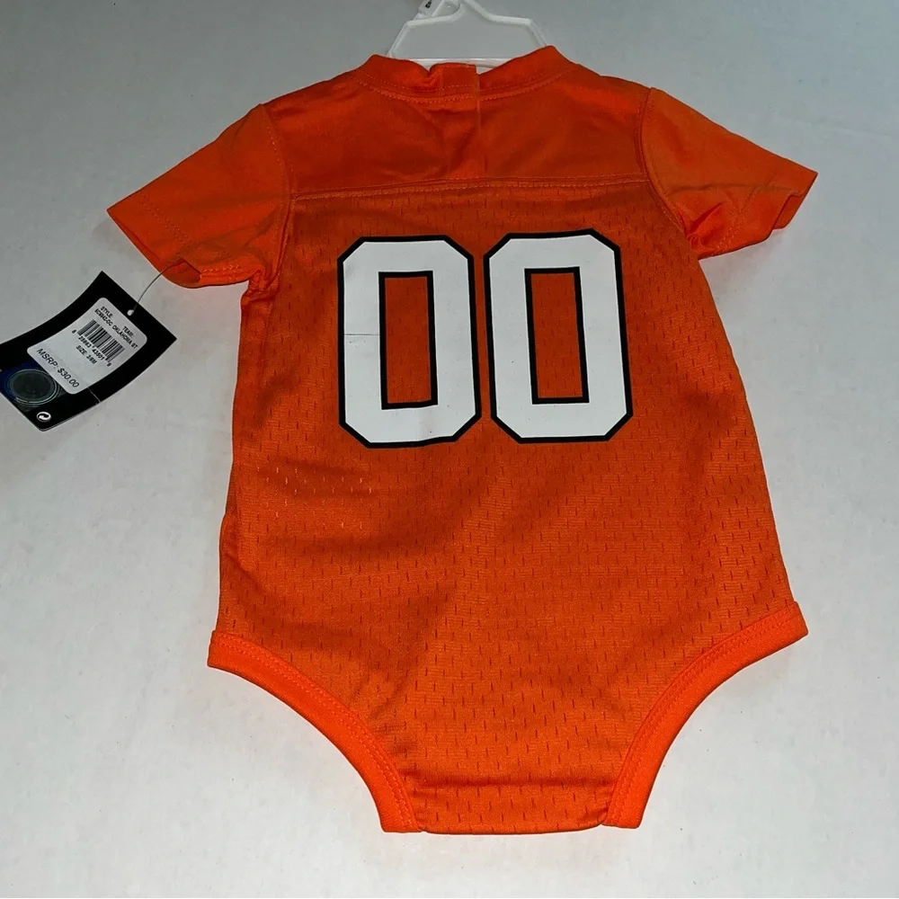 Nike OSU Cowboys Infant NCAA College Football Jersey Bodysuit 3/6‎ Months New